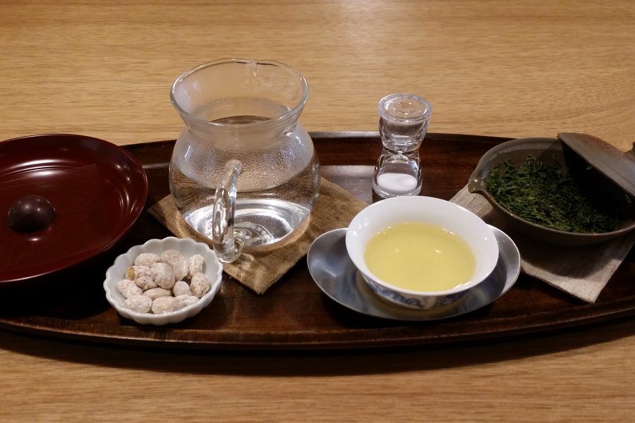 煎茶×チョコセット